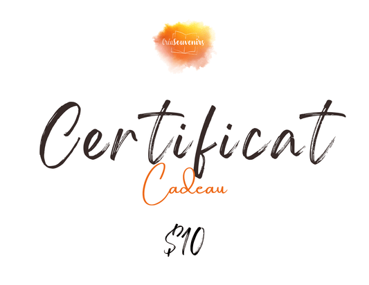 Carte-cadeau CréaSouvenirs - CréaSouvenirs