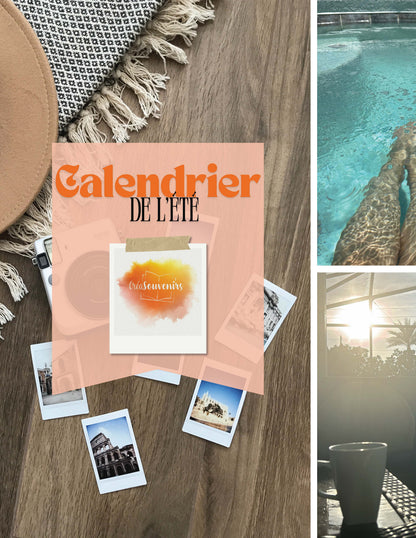 Calendrier pour couple de l'Été