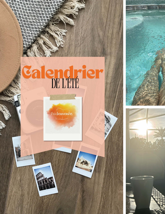 Calendrier pour couple de l'été
